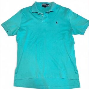 Polo by Ralph Lauren Men's Mint Green Polo. Size Medium.